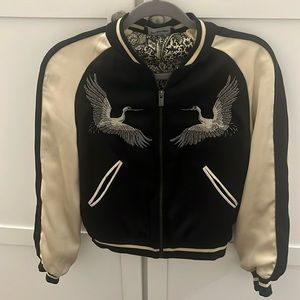 Silk Bomber Jacket